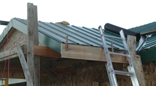 Roofing the porch