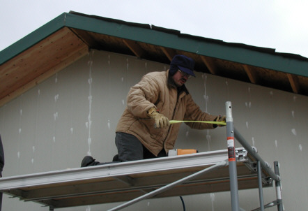 Me up on the scaffold, west side