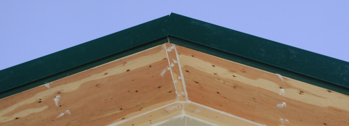 up into W gable end